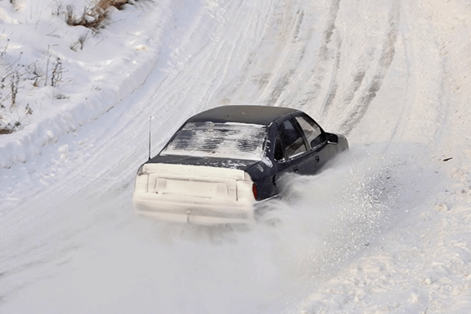 car-on-snowy-road